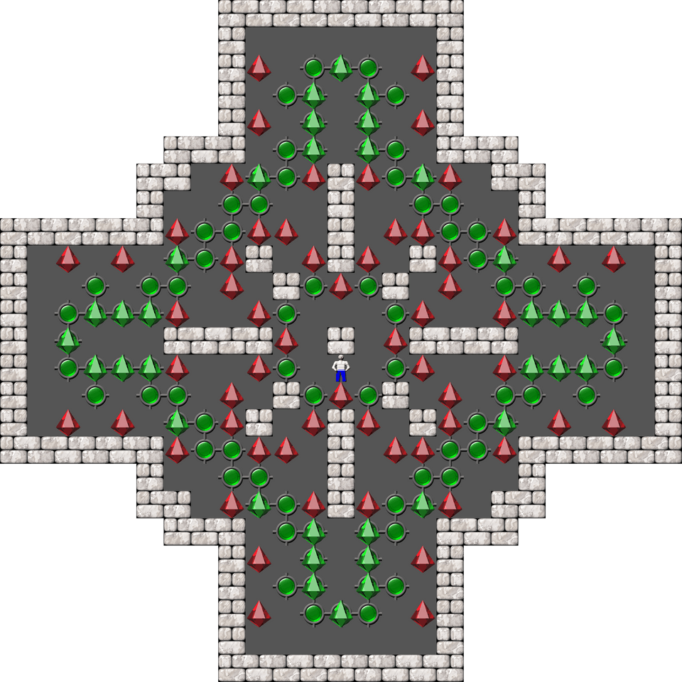 Sokoban Sasquatch 07 Arranged level 48